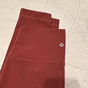 Lululemon 🍋 Wunder Under 7/8 Length Ancient Copper Leggings (Like New)